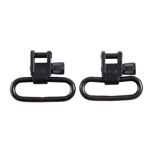 Les SLING SWIVELS de GROVTEC US sont en acier robuste avec un système de libération rapide, parfaits pour sécuriser ton équipement de tir avec fiabilité.