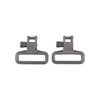 Les SLING SWIVELS 1-1/4" de GROVTEC US sont en acier robuste, avec un système de libération rapide et un fini phosphate Mil-Spec, disponibles par paires.