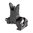 TROY INDUSTRIES 1.34" FLIP-UP FRONT SIGHT ALUMINUM BLACK