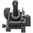 MATECH AR-15 FLIP-UP ADJ USGI BACKUP IRON REAR SIGHT BLACK