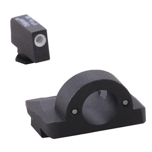 I mirini notturni GHOST RING TRITIUM per GLOCK® offrono una rapida acquisizione del bersaglio con punti Tritium auto-illuminanti per condizioni di scarsa luminosità.