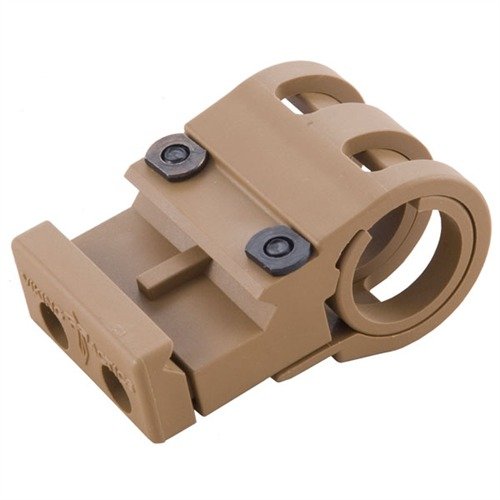 Die Viking Tactics Light Mount ist leicht, vielseitig und ermöglicht eine einfache Montage von Taschenlampen auf Picatinny-Schienen, ideal für schnelle Aktivierung.