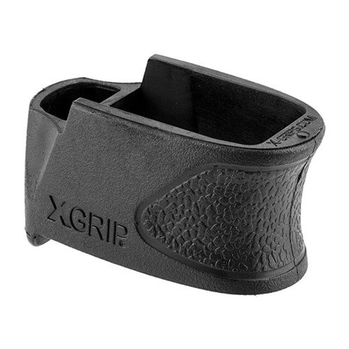 L'adattatore S&W M&P Xgrip consente di utilizzare caricatori più lunghi, migliorando la presa e il comfort, ideale per una maggiore stabilità durante il tiro.