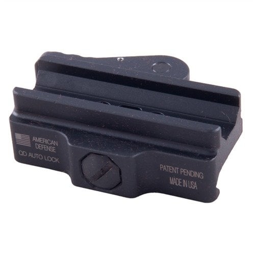 Les bases modulaires ACOG de American Defense Manufacturing offrent une compatibilité avec divers optiques, en aluminium usiné de précision et avec système QD Auto Lock™.