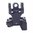 TROY INDUSTRIES AR-15  FLIP-UP ADJ TRITIUM HK-STYLE REAR SIGHT BLACK