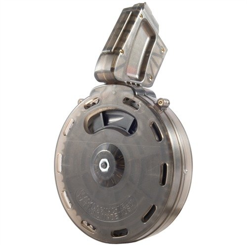 Carica fino a 50 colpi con il drum magazine AR-15 22LR in polimero, progettato per un funzionamento affidabile e una facile pulizia, ideale per divertimento prolungato.