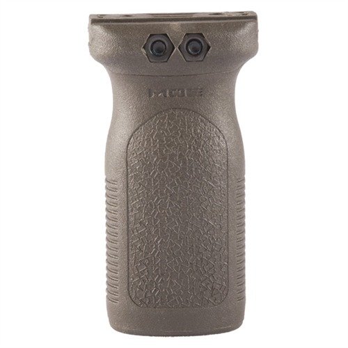 Le grip vertical RVG léger de MAGPUL offre un contrôle optimal de l'arme, avec une conception ergonomique et une installation facile sur les rails Picatinny.