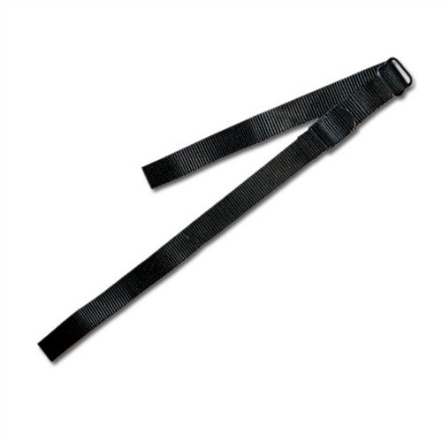 Der Grove Tec Nylon Web Sling ist aus strapazierfähigem, schwarzem Nylon gefertigt, feuchtigkeitsbeständig und vollständig verstellbar – perfekt für deine 1-Zoll-Schlaufen!