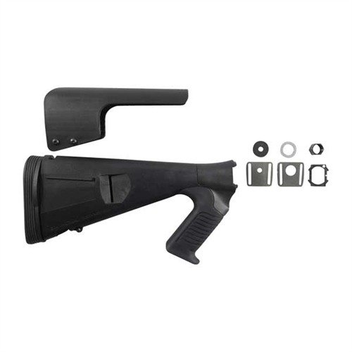 L'URBINO TACTICAL BUTTSTOCK migliora il comfort e la manovrabilità con armatura, offre un'impugnatura sicura e un riduttore di rinculo per un controllo ottimale.