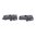 MAGPUL MBUS SIGHT SET FLIP-UP POLYMER FOR AR-15 BLACK