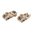MAGPUL MBUS SIGHT SET FLIP-UP POLYMER FOR AR-15 FDE