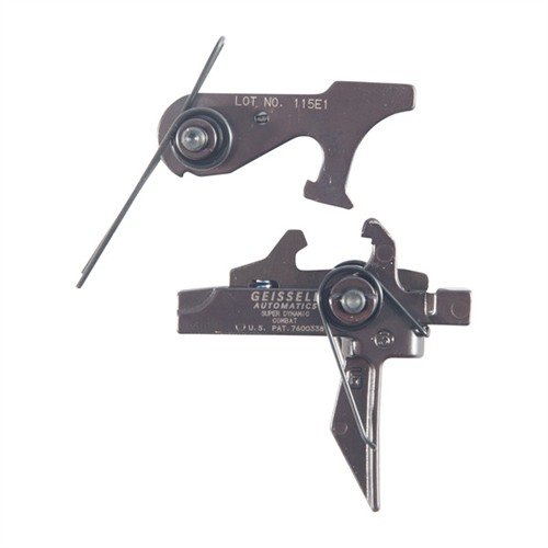 Der Geissele SD-C Trigger bietet eine robuste, nicht verstellbare 2-Stage Abzug mit flachem Abzugsbogen für präzise und wiederholbare Schüsse.