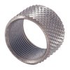 Schütze dein Gewinde mit dem THREAD PROTECTOR von LONE WOLF DIST. aus 303 Edelstahl, knurling und schwarzer Oxidbeschichtung – perfekt für Lone Wolf Gewinde.