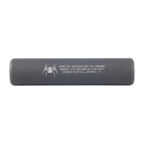 Il CAR-1 FAKE SUPPRESSOR 1/2-28 offre un aspetto di fucile silenziato su un'arma da 16" e si installa facilmente su barre AR-15 senza necessità di timbri.
