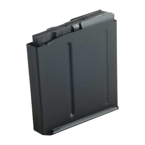 Das LONG ACTION 5RD AICS MAGAZIN .338 LAPUA bietet eine robuste Konstruktion aus gehärtetem Stahl, eine Teflon-Beschichtung und Polymer-Follower für zuverlässige Zuführung.