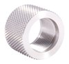 .920 BULL THREAD PROTECTOR 5/8-24 in acciaio inossidabile protegge i filetti e la corona del tuo fucile, facile da installare e rimuovere grazie al design con superficie zigrinata.