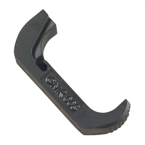 Le VICKERS GLOCK® Extended Magazine Release facilite les changements de chargeur rapides grâce à son bouton ergonomique et sa construction en polymère robuste.