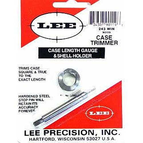Mit dem Lee Case Length Gauge kannst du präzise die Länge trimmen und den Hülsenmund begradigen. Ideal in Kombination mit dem Case Conditioning Kit oder Cutter.