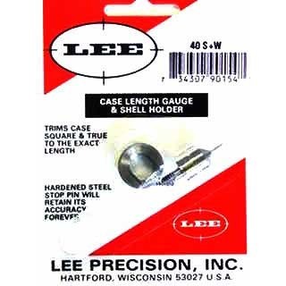 Il Case Length Gauge di LEE è un modo preciso e semplice per tagliare alla lunghezza corretta e squadrere il bocchettone della cartuccia, utilizzabile con Cutter e Lock Stud.