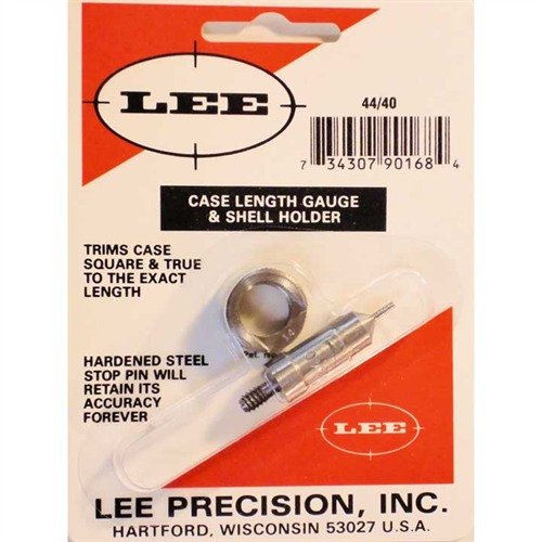 Il Case Length Gauge LEE offre un metodo preciso e semplice per rifilare e squadrate l'apertura del bossolo, utilizzabile con Cutter e Lock Stud.