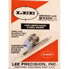 Il Case Length Gauge di LEE PRECISION offre un metodo preciso e semplice per rifilare alla lunghezza desiderata e squadrate la bocca del bossolo, utilizzabile con Cutter e Lock Stud.
