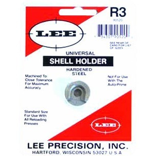 Der LEE Universal Shellholder #3 ist vielseitig einsetzbar und passt zu den meisten Reloading Presses, ausser Lee Auto Prime. Perfekt für deine Wiederladeprojekte!