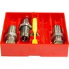 Le set de dies en carbure 9mm Luger de LEE PRECISION inclut tout ce qu'il te faut pour recharger facilement, sans lubrifiant, avec des instructions claires.