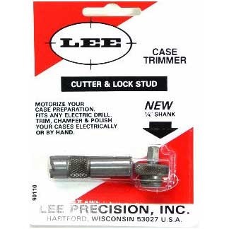 Utilise le Lee Cutter & Lock Stud avec le Case Length Gauge pour un taillage précis des douilles, que ce soit à la main ou avec une perceuse électrique.