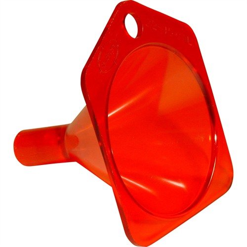 Il POWDER FUNNEL di LEE PRECISION è un imbuto grande e infrangibile, compatibile con tutte le cartucce da 22 a 45 calibro, ideale per la ricarica.