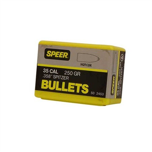 Les balles Hot-Cor de 35 calibre offrent une performance fiable et une précision exceptionnelle grâce à leur noyau en plomb coulé directement dans la chemise.