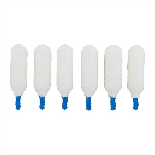 I Bore Tips SWAB-ITS sono riutilizzabili fino a cinque volte, si adattano a pulitori con filettatura 8-32 e garantiscono una pulizia profonda e uniforme.