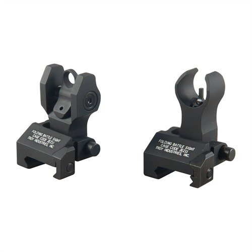Die robusten, klappbaren HK-Style Front Sights bieten eine zuverlässige Backup-Lösung, einfach zu bedienen und sicher auf Picatinny-Schienen zu befestigen.