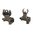 TROY INDUSTRIES AR-15  FLIP-UP HK-STYLE FRONT SIGHT SET DARK EARTH
