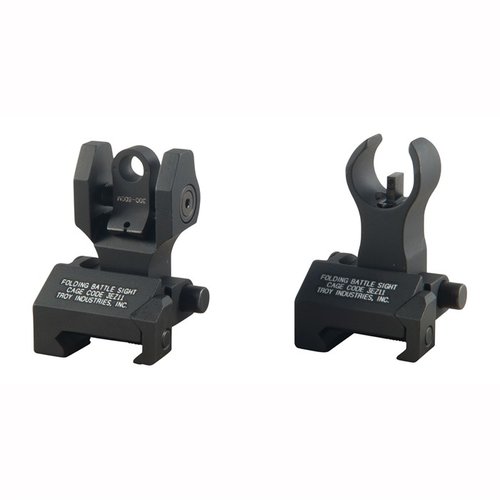 Siti robusti e pieghevoli che offrono un backup sicuro. Aperture HK-Style per una visione chiara e un punto Tritium per la precisione in condizioni di scarsa illuminazione.