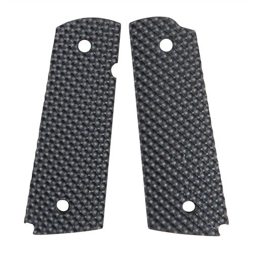 Le Simonich G10 Gunner Grips offrono una presa eccezionale grazie alla texturizzazione 'golfball', realizzate in G10 resistente, ideali per ogni condizione.