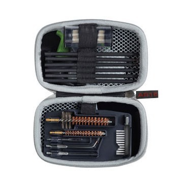 Le GUN BOSS AR-15 CLEANING KIT est un kit de nettoyage compact avec tout ce qu'il te faut pour préserver la précision de ton AR-15, dans un étui camouflage robuste.