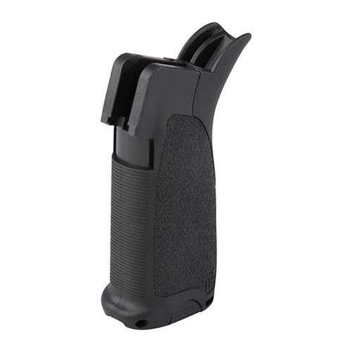 Il grip AR-15 MOD-2 GUNFIGHTER offre un design ergonomico, superficie testurizzata, comparto nascosto e inserti modulari per personalizzare il comfort e il controllo.