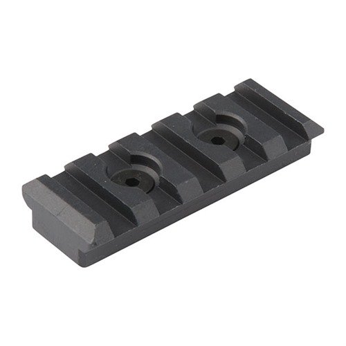 Ajoute des sections de rail Picatinny en aluminium sur tes garde-main KeyMod pour un montage d'accessoires facile et sécurisé. Disponible en segments de 2.1".