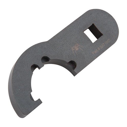 Le chiavi in acciaio cromoly di Spikes Tactical, con finitura nera resistente, facilitano l'assemblaggio rapido di fucili AR-15 e accettano drive standard.