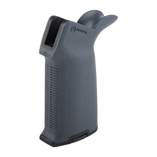 Le MOE+ Grip de MAGPUL offre un contrôle maximal grâce à son revêtement en caoutchouc, une construction robuste et un confort accru lors du tir.