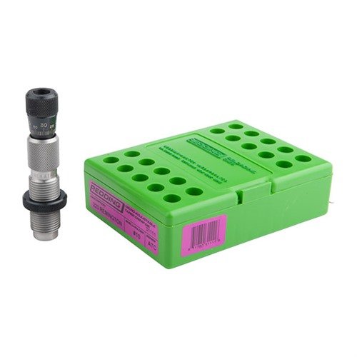 Die MICRO-ADJUSTABLE TAPER CRIMP DIES von REDDING ermöglichen dir eine präzise Crimp-Einstellung ohne die Matrize zu entfernen – ideal für Hochvolumen-Reloading!