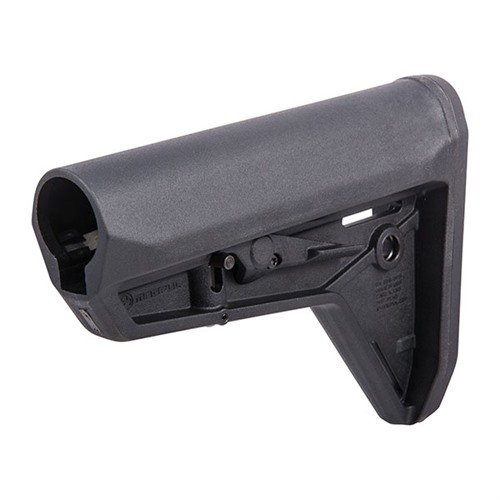 Le MOE-SL Stock de MAGPUL offre un ajustement facile, un confort optimal avec une surface antidérapante, et est conçu pour s'adapter à l'équipement de protection.