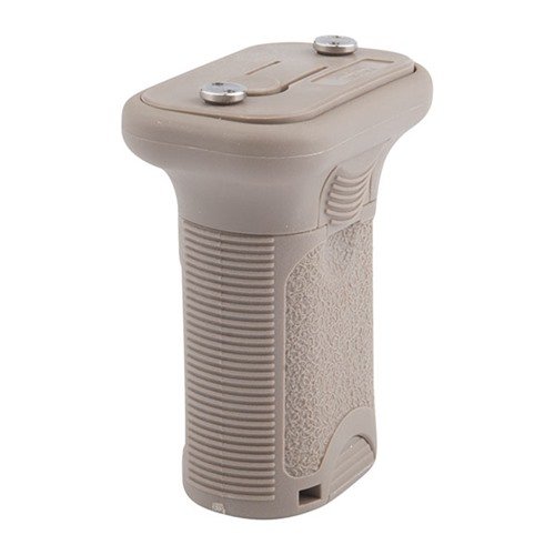 Le KEYMOD BCMGUNFIGHTER Short Vertical Grip offre un montage sans outil, un design compact, un angle avant pour un meilleur contrôle et un rangement intégré.