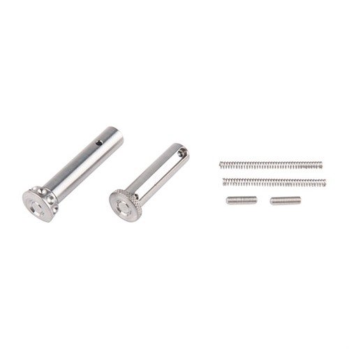 Die AR-15/M16 Enhanced Pin Sets aus Titan sind 50% leichter, bieten einen besseren Grip und erleichtern die Montage und Demontage deiner Waffe.