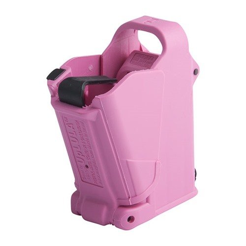 Le chargeur UpLula charge rapidement les chargeurs de pistolet, protège tes doigts et prolonge la durée de vie des chargeurs. Pratique et compact!