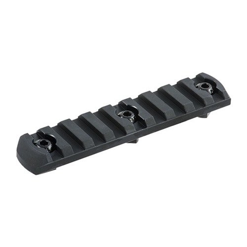 Die MAGPUL M-LOK Picatinny Rail ermöglicht dir, Zubehör einfach an M-LOK Handguards zu montieren, aus leichtem, robustem Aluminium oder Polymer.