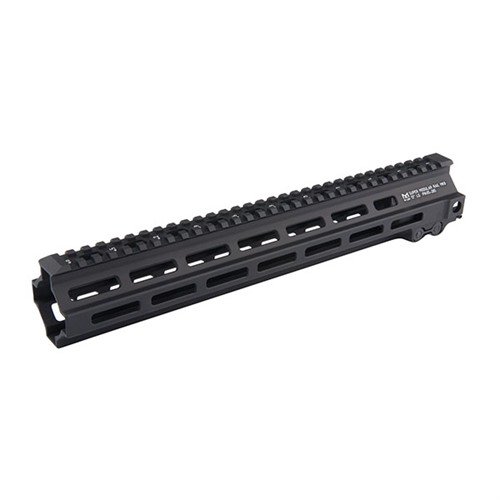 Il handguard modulare AR-15/M16 MK 8 di Geissele è leggero, ergonomico e offre numerosi punti di attacco M-LOK, garantendo robustezza e prestazioni superiori.