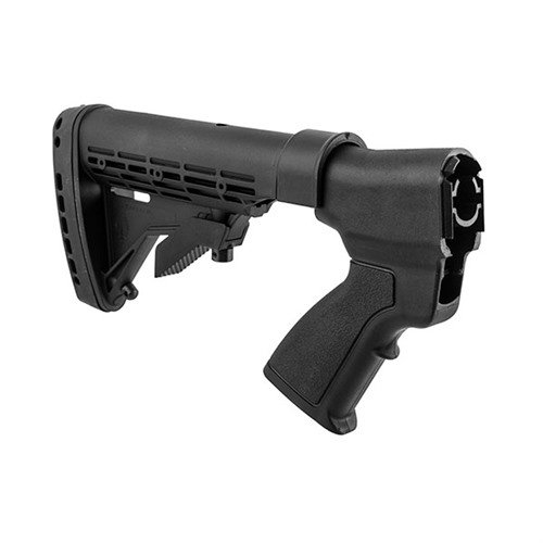 Il buttstock KickLite per Remington 870 offre un sistema di riduzione del rinculo, un'impugnatura ergonomica e un'installazione semplice per un controllo ottimale.