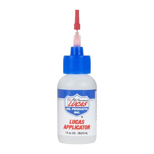Il flacone applicatore Lucas Oil offre un'applicazione precisa grazie all'ugello in metallo, ideale per lubrificanti e solventi in spazi difficili da raggiungere.