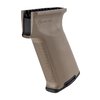 Il MOE AK+ Grip di MAGPUL è un aggiornamento ideale per impugnature AK, migliorando ergonomia e controllo dell'arma con una superficie in gomma per una presa sicura.